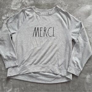 Rae Dunn Merci. Sweatshirt M